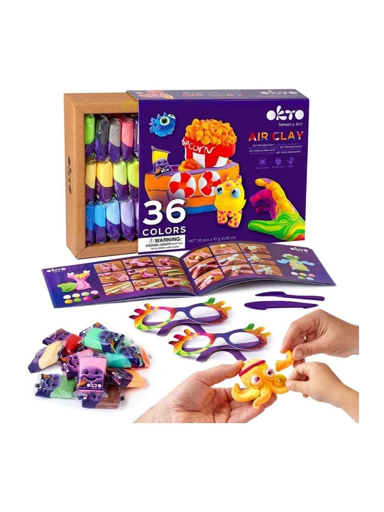 OKTO Clay Air Dry Clay Modelling Set - Image 1 of 5