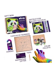 OKTO Clay Sensory Air Clay Painting by Numbers - Panda - Image 5 of 5