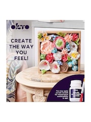 OKTO Clay Wood and Craft Sensory Art Flower Romance - Image 3 of 5