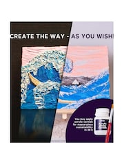 OKTO Clay 3D Sensory Art Canvas with The Great Wave of Kanagawa - Image 3 of 4