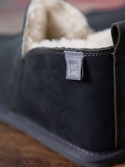 Lakeland Leather Grey Mens Slipper Boots - Image 6 of 6