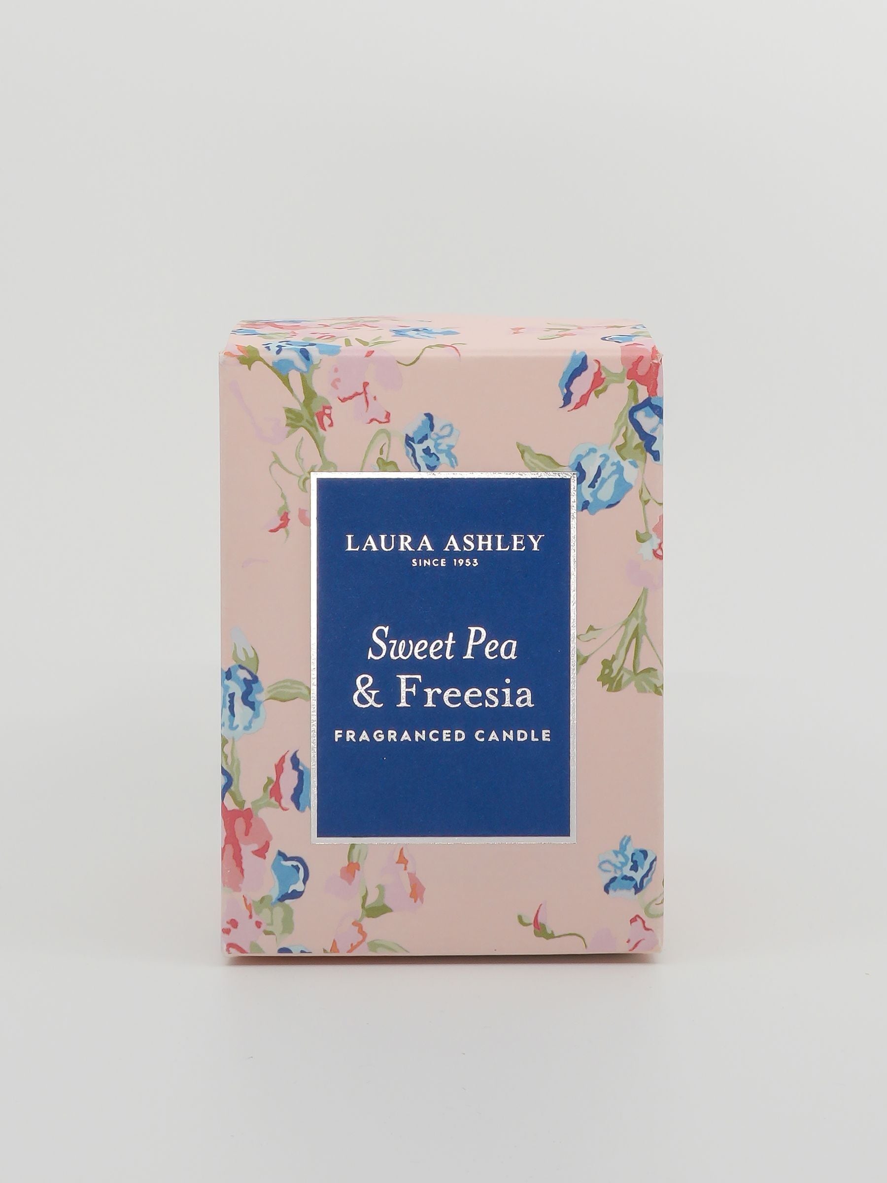 Buy Laura Ashley Pink 550g Decorative White Ceramic Candle Sweet