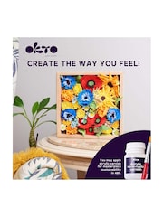 OKTO Clay Wood & Craft Sensory Art Flower - FREEDOM - Image 4 of 5