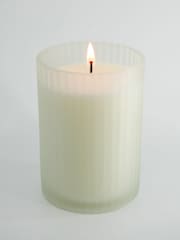 Laura Ashley Blue 550g Decorative White Ceramic Candle - 1 Wick Beachcomber - Image 5 of 5