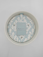 Laura Ashley Blue 550g Decorative White Ceramic Candle - 3 Wick Beachcomber - Image 3 of 5