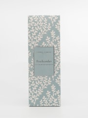 Laura Ashley Blue 100ml Frosted Round Ribbed Glass Diffuser Beachcomber - Image 4 of 5