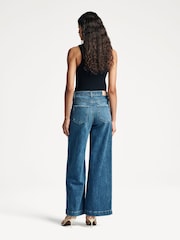 Paige Blue Harper 30IN Wide Leg Jeans - Image 3 of 7