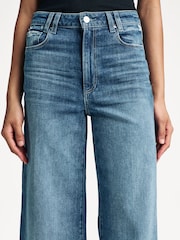 Paige Blue Harper 30IN Wide Leg Jeans - Image 6 of 7