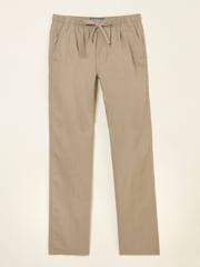Natural - FatFace Cotton Linen Straight Pull on Trousers - Imagen 8 de 8