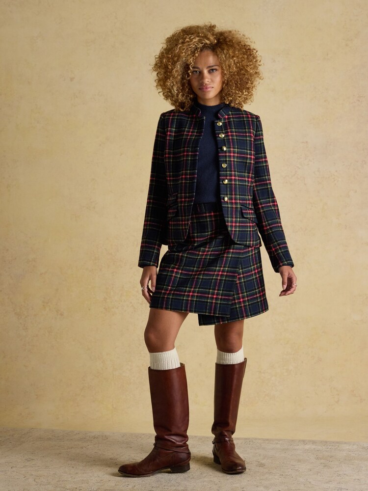 Joules Enid Navy High Neck Jumper - Image 3 of 3