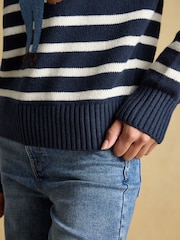 Joules Jonty Striped Crew Neck Intarsia Jumper - Image 6 of 7