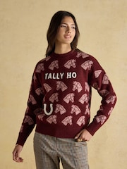 Joules Intarsia Knitted Jumper - Imagem 1 de 9