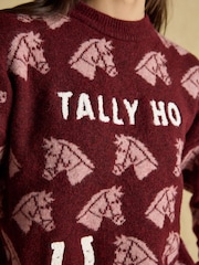 Joules Intarsia Knitted Jumper - Imagem 7 de 9