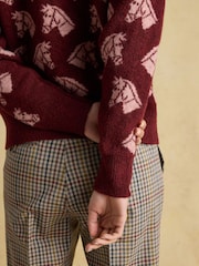 Joules Intarsia Knitted Jumper - Imagem 8 de 9