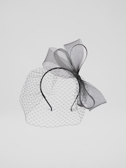 LK Bennett Bow Fascinator Headband - Image 1 of 1