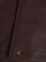 LK Bennett Brown Gina Chocolate Classic Lkb Stud Gloves - Image 2 of 2