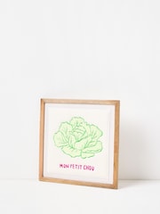 Oliver Bonas Cream Mon Petit Chou Framed Wall Art - Image 2 of 4