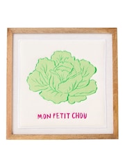 Oliver Bonas Cream Mon Petit Chou Framed Wall Art - Image 3 of 4