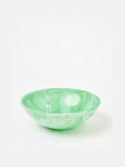 Oliver Bonas Green Rayos Resin Serving Bowl - Image 1 of 4