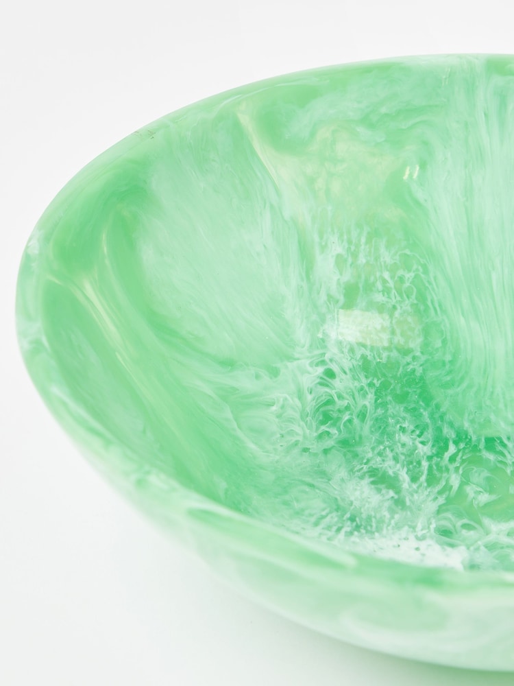 Oliver Bonas Green Rayos Resin Serving Bowl - Image 2 of 4 Oliver Bonas Green Rayos Resin Serving Bowl - Image 2 of 4