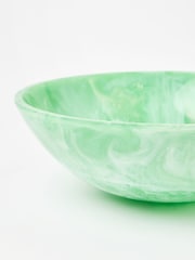 Oliver Bonas Green Rayos Resin Serving Bowl - Image 3 of 4