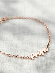 Posh Totty Designs Gold Tone Mini Name Bracelet - Image 1 of 4
