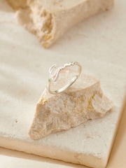 Posh Totty Designs Silver Tone Script Name Ring - Image 1 of 4