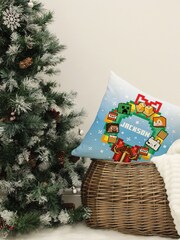 Personalised Minecraft Christmas Reversible Cushion by Character World - Image 4 of 5
