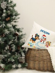 Personalised Paw Patrol Christmas Cushion by Character World - Image 2 of 4