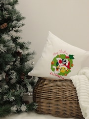 Personalised Looney Tunes Christmas Cushion by Character World - Image 3 of 4