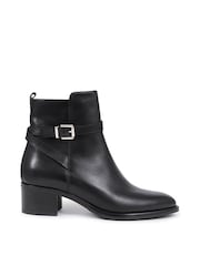 Jones Bootmaker Kyra Leather Black Boots - Image 3 of 7