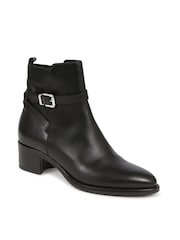 Jones Bootmaker Kyra Leather Black Boots - Image 4 of 7