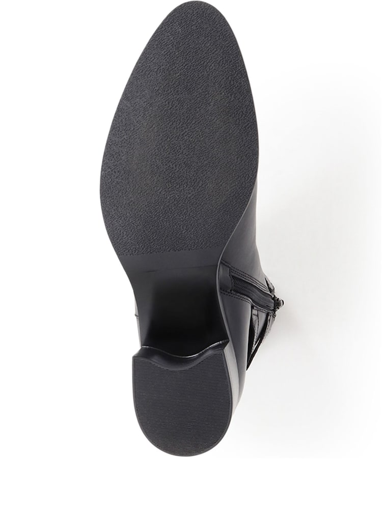 Jones Bootmaker Kyra Leather Black Boots - Image 7 of 7