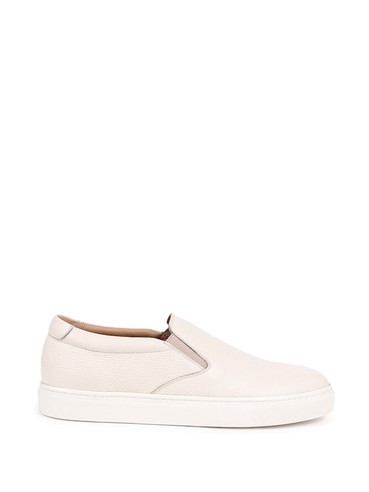 Off White - Jones Bootmaker Ryden Leather Slip-On Trainers - Slika 2 iz 6