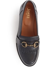 črna - Jones Bootmaker Tricia Usnjeni mokasini - Slika 6 iz 7