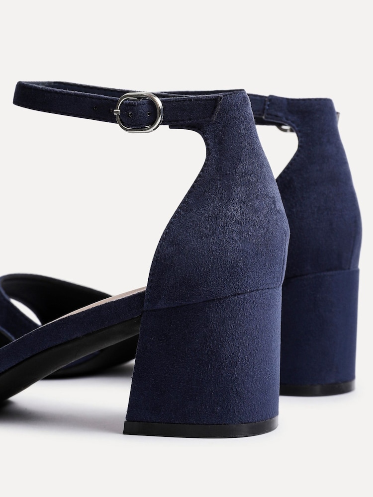 Linzi Blue Maddie Closed Back Open Toe Heeled Sandals - Image 5 of 5