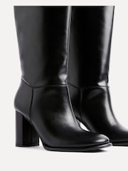 Linzi Black Cole High Leg Block Heeled Boots - Image 6 of 6