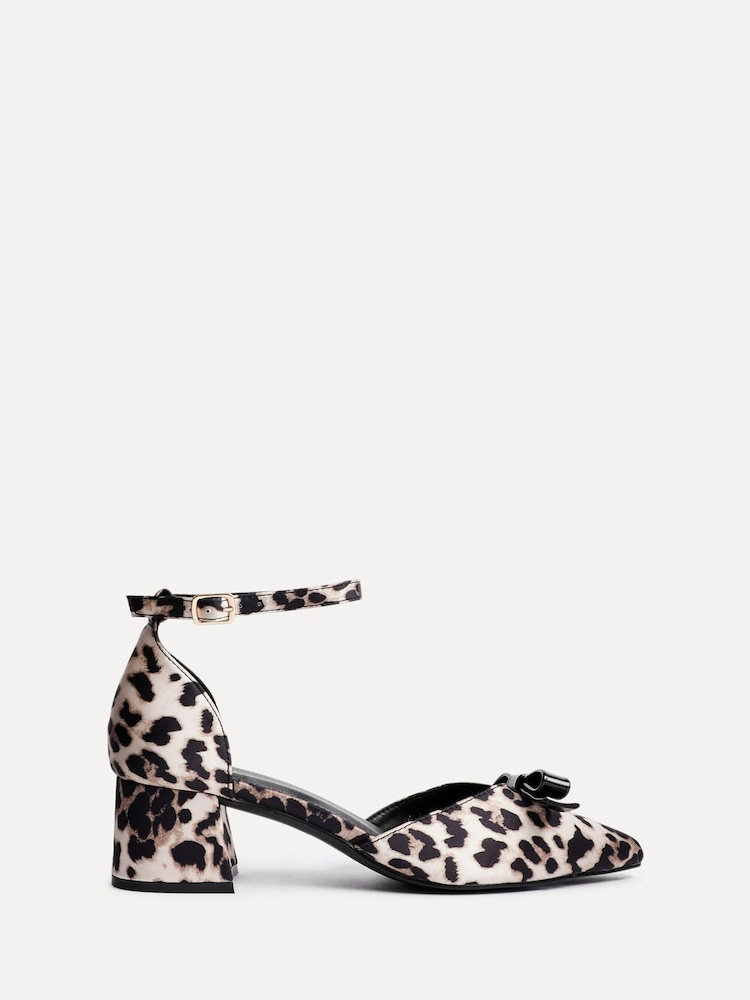 Leopardo - Zapatos de tacón bajo con detalle de lazo Orla de Linzi - Imagen 2 de 5 Leopardo - Zapatos de tacón bajo con detalle de lazo Orla de Linzi - Imagen 2 de 5