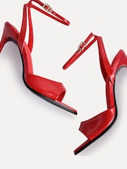 Linzi Red Jazz Stiletto High Heels - Image 5 of 5