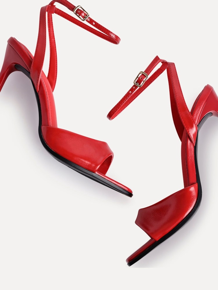 Linzi Red Jazz Stiletto High Heels - Image 5 of 5