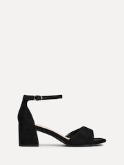 Linzi Black Maddie Closed Back Open Toe Heeled Sandals - Image 2 of 5