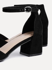 Linzi Black Maddie Closed Back Open Toe Heeled Sandals - Image 5 of 5