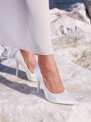 Linzi White Solemate Bridal Court Heels - Image 1 of 5
