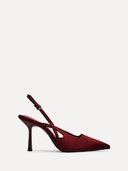 Linzi Red Rhea Sling Back Court Heels - Image 2 of 5