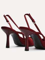 Linzi Red Rhea Sling Back Court Heels - Image 5 of 5