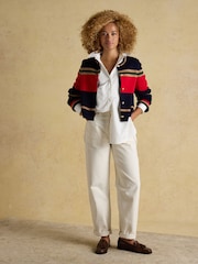 Cardigan de malha de algodão Joules Constance - Imagem 9 de 11