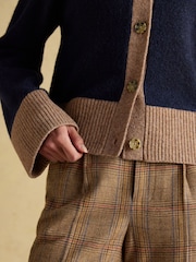 Azul/Castanho - Cardigan de malha Joules Nora - Imagem 6 de 9