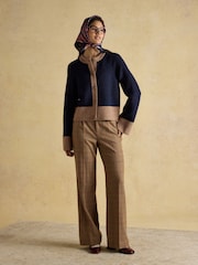 Azul/Castanho - Cardigan de malha Joules Nora - Imagem 8 de 9
