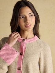 Aveia/Pink - Cardigan de malha Joules Nora - Imagem 6 de 9