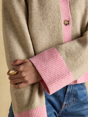 Aveia/Pink - Cardigan de malha Joules Nora - Imagem 8 de 9